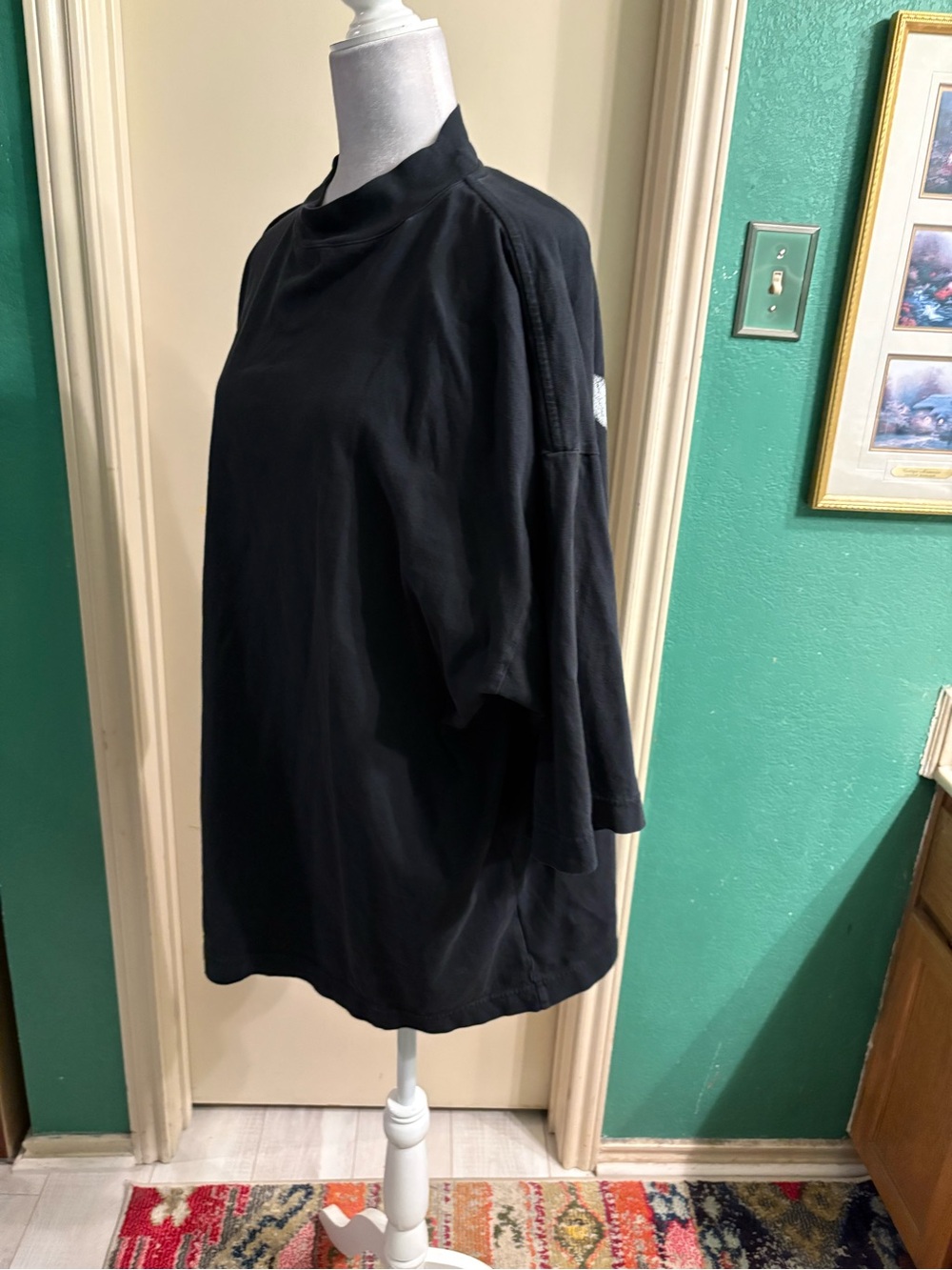 Yeezy x GAP Engineered by Balenciaga 53 Dove 3/4 Sleeve Oversized Tee - Picture 5 of 10